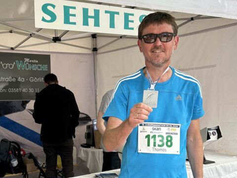 Augenoptik Martin Wünsche | Thomas Wünsche beim Görlitz-Marathon 2024